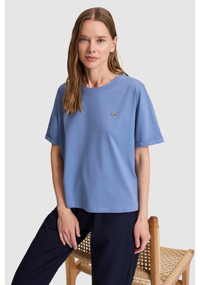 U.s. Polo Assn. Kadın İndigo Tişört Basic 50323545-vr028