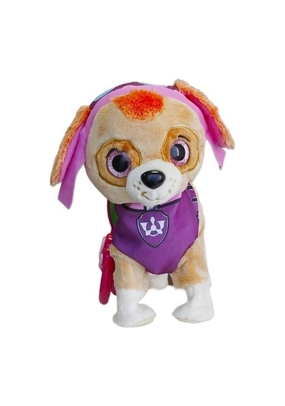 Paw Patrol Köpek Yürüyen Havlayan Müzikli Tasmalı Pembe Oyuncak