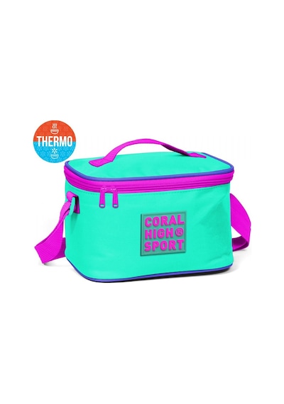 Coral High Sport Pembe Su Yeşili Lavanta Thermo Beslenme Çantası