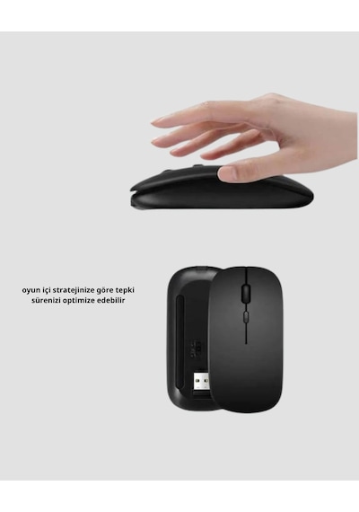 Kablosuz Gaming Mouse Ayarlanabilir, Ergonomik -