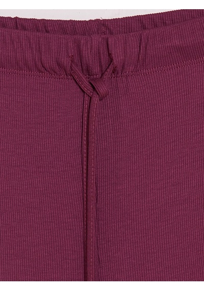 Lcw Dream Bordo Beli Lastikli Geniş Paça Kadın Pijama Altı