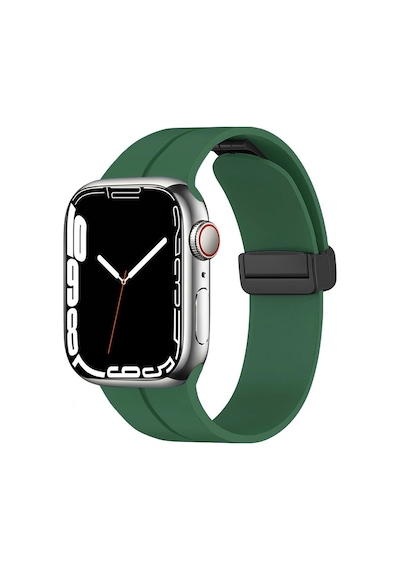 Apple Uyumlu  Watch Ultra 49 MM Kordon Magnetli Ayarlanır Silikon Kordon
