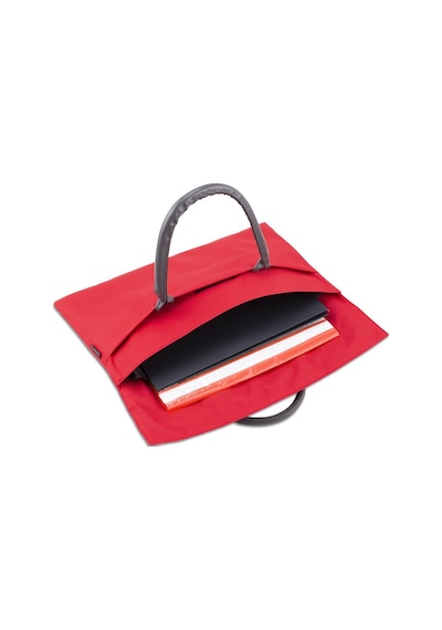 Classone Byn-el002 Wtxpro Su Geçirmez Kumaş 13-14 İnch Bayan Laptop, Notebook, Apple Uyumlu MacBook Air El Çantası- Tote Bag - Kırmızı