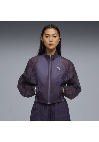 Puma Dare To Oversized Woven Jacket Deep Plum Mor Kadın Ceket