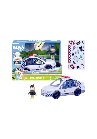 Bluey 19202 Bluey Polis Arabası Sesli Ve Işıklı 1 Figür