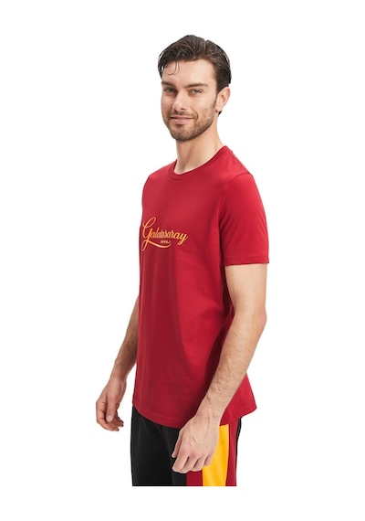 Gsstore Galatasaray Lisanslı Kırmızı Erkek T-shirt Kırmızı