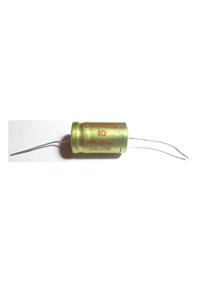 3 Adet Sprague 2200Uf 10V Gold Kapasitör Fpf8042 Abd Üretimi