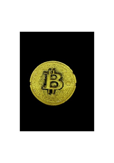 Bitcoin Para Magnet , Buzdolabı Süsü Hediyelik , Paketli 5 Cm