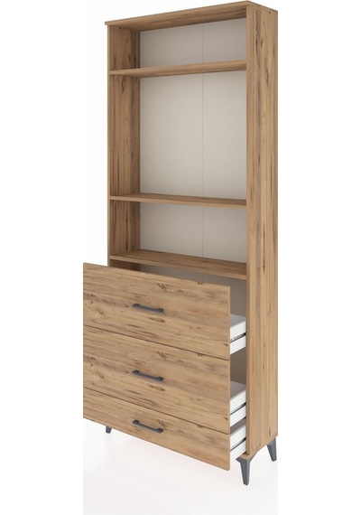 Arges Dolap 3 Raflı 3 Çekmeceli 88x30x221 Çam-çam Atlas Çam Arges Dolap 3 Raflı 3 Çekmeceli 88x30x221 Çam-çam Atlas Çam