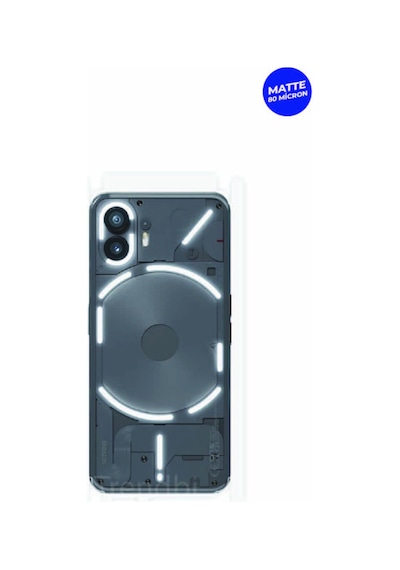 Nothing Phone 2 Mat Arka Ve Yan Kaplama Koruyucu Hd Film