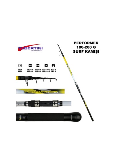 Tubertini Performer 420 Cm 100-200 Gr Surf Olta Kamışı