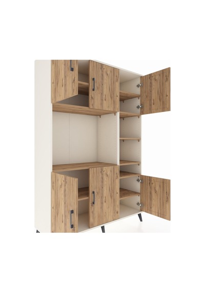Hyperion Dolap 10 Raflı 6 Kapaklı 132x44x195 Aytaşı-çam/çam Aytaşı Hyperion Dolap 10 Raflı 6 Kapaklı 132x44x195 Aytaşı-çam/çam Aytaşı