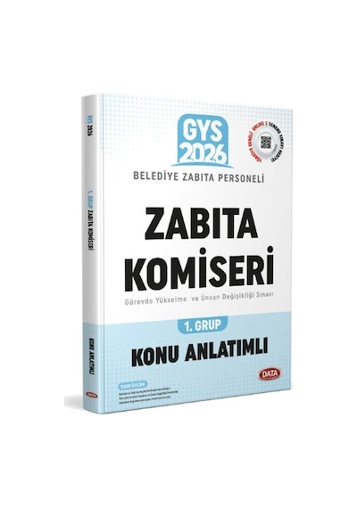 Data 2026 Gys Belediye Personeli Zabıta Komiseri Konu Anlatımlı 1.grup