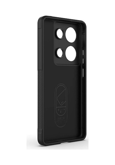 Noktaks - Xiaomi Uyumlu Xiaomi Redmi Note 13 Pro 4g - Kılıf Esnek Tpu Oyuklu Arka Yüzey Tasarımlı Etnik Silikon Kapak - Kırmızı