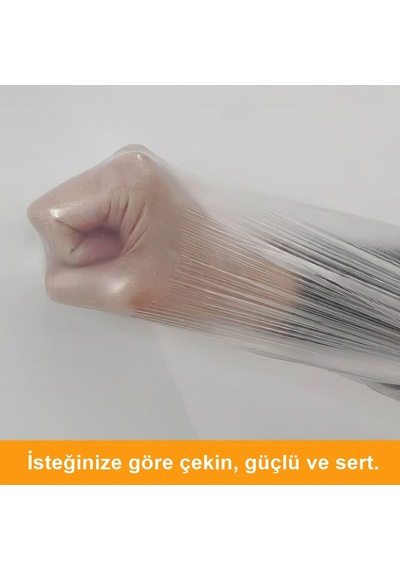 Kendinden Bantlı Koruyucu Cam Poşeti 55cm X 30m Şeffaf