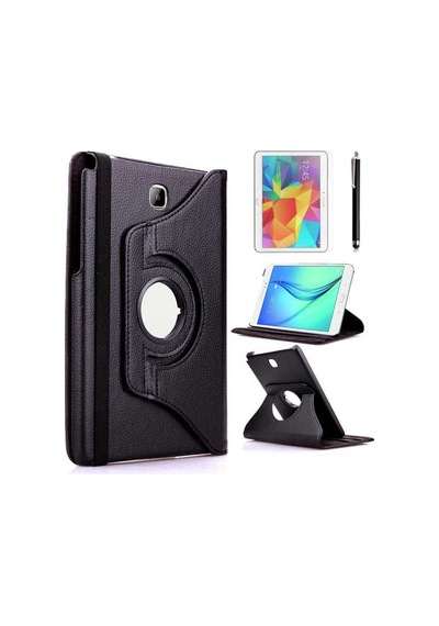 Galaxy Tab A T550 9.7 Zore Dönebilen Standlı Kılıf Kapaklı Kılıf