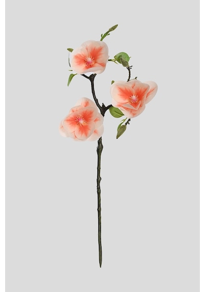 Somon Yapay Manolya Çiçeği 3 Dallı Premium Canlı Islak Dokulu 52 Cm