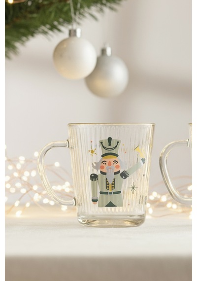 Rakle Magical Christmas Optik 2'li Kupa Seti 360 Cc Renkli