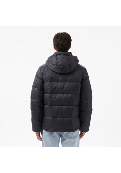 Calvin Klein Nylon Zip Off Hood Down Puffer Erkek Siyah Montlv04rc518g Gri