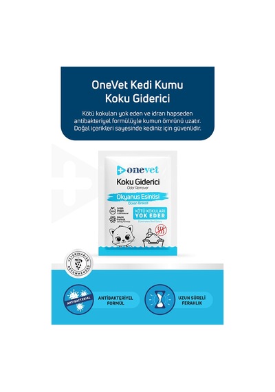 Onevet Kedi Kumu Koku Giderici Okyanus Esintili 15 Adet 25 gr
