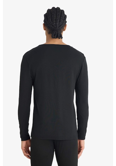 Defacto Slim Fit Dar Kesim Bisiklet Yaka Uzun Kollu Üst G2561ax25wnbk27 Siyah-bk27 Defacto Slim Fit Dar Kesim Bisiklet Yaka Uzun Kollu Üst G2561ax25wnbk27 Siyah-bk27
