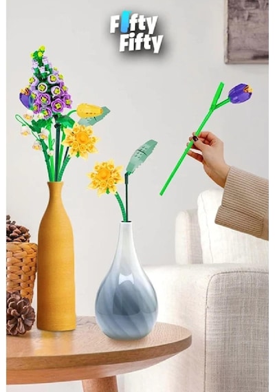 Vagonlife Loz Mini Eternal Flowers Lale Zambak Yapraklar Block  Yapı Oyuncağı 534 Parça Lz1672 Gko