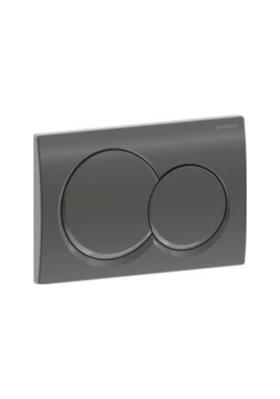 Geberit Alpha01 115.035.qc.1 Kumanda Kapağı - Çift Basmalı -parlak Siyah Renkli