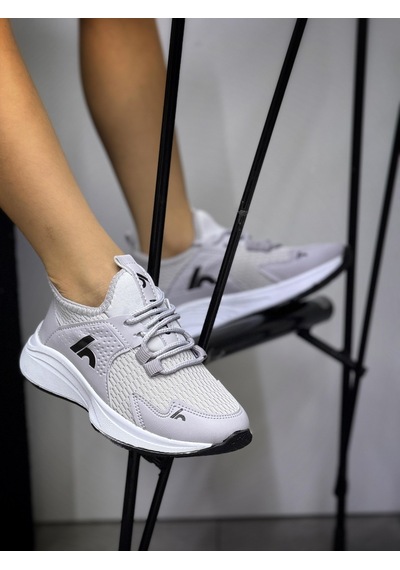 Bağcıklı Unisex Çocuk Spor Ayakkabısı-buz-siyah-321