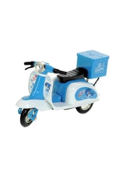 Çek Bırak Metal Vespa Motor 12 Cm - Fy361a-12d - Mavi Lisinya