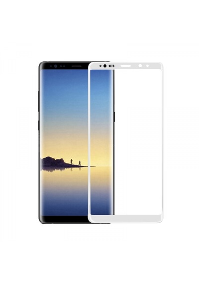 Helt Samsung Galaxy N950 Note 8 Uyumlu 3d Superglass Full Cam Koruyucu - Beyaz