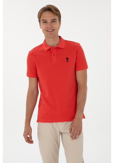 U.S. Polo Assn. Erkek Kırmızı Basic Tişört 50298041-VR213