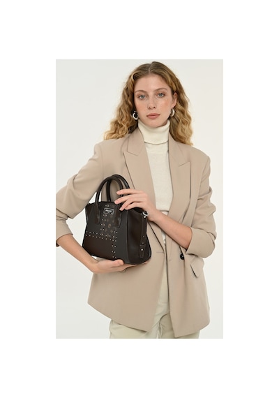 Pierre Cardin Monogram Kadın El Çantası 05pc25k10360-trkm Kahve
