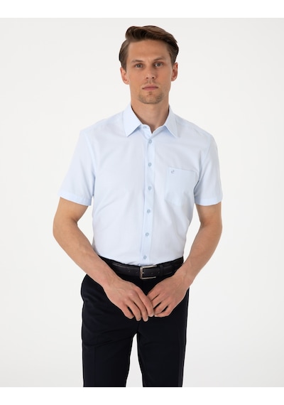 Pierre Cardin Erkek Açık Mavi Gömlek Kısa Kollu 50307003-vr003 Açik Mavi