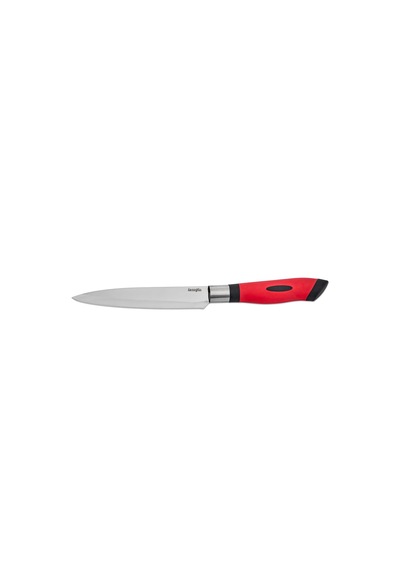 Chefline Pro 5 Parça Mutfak Bıçak Seti + Meyve Bıçağı Hediyeli Paslanmaz Çelik Kırmızı