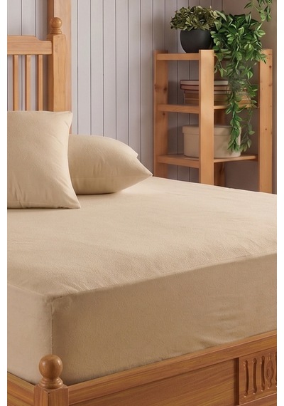 Formeya Set Kahverengi Mikro Fitted Sıvı Geçirmez  TekKişilik  Alez ve 2 Adet Yastık Alezi