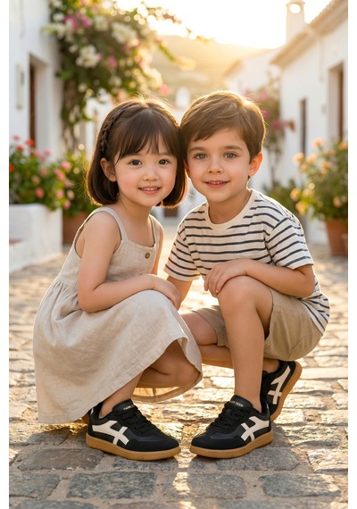 Dark Seer Kids Ds K Ruby Sneaker Günlük Spor Ayakkabı Siyah-bej