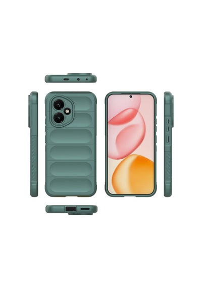 Adige Honor 400 Kılıf Etnik Optimum Silikon Yeşil