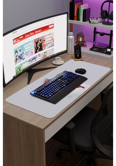 Akira Anime V1 - 90x40 Xxl Gaming Kauçuk Kaymaz Taban Mouse Pad Fare Altlığı