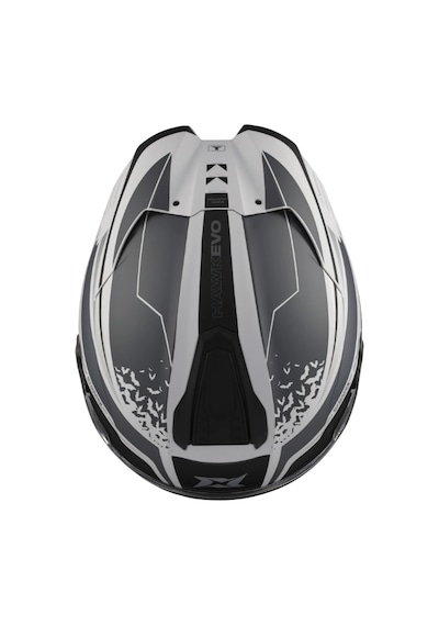 Axxis Hawk Evo Sv Dark Justice A2 Motorcu Kask Siyah Beyaz