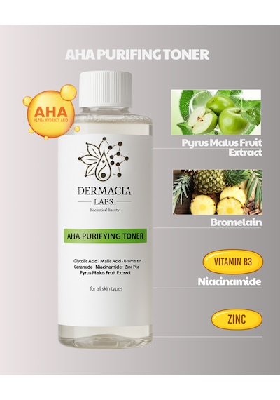 Dermacia Labs Aydınlatıcı ve Leke Karşıtı Glikolik Tonik 200 ML