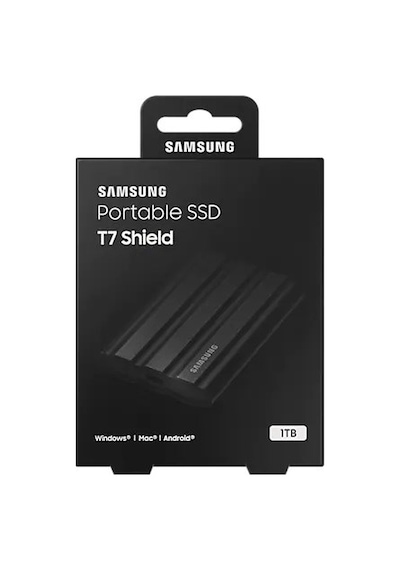 Samsung Uyumlu T7 Shield MU-PE1T0S/WW 1 TB 1050/1000 MB/S USB 3.2 Taşınabilir SSD