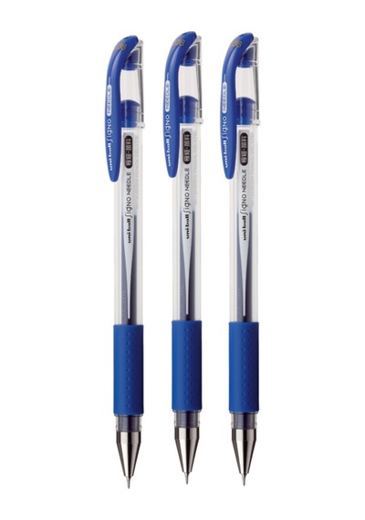 Uniball Signo Needle İğne Uçlu Jel Kalem Um-151nd 0.38 Mm Mavi 3 Adet