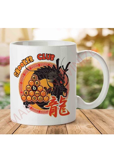 1-1790 Dragon Ball Z Snooker Clubjpeg İki Tarafı Baskılı Kupa Bardak.jpg Çok Renkli