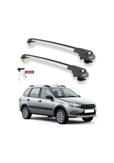 Turtle Lada Granta Cross 2020-2025 Ara Atkı Air1 Gri