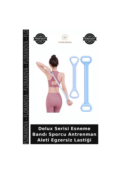 Delux Serisi Esneme Bandı Sporcu Antrenman Aleti Egzersiz Lastiği Çok Renkli