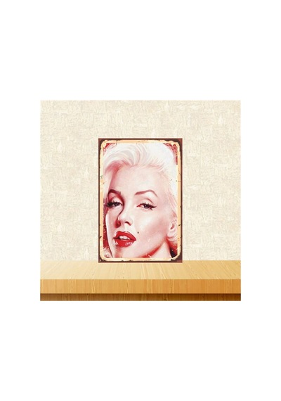 Marilyn Monroe Bakış 20-30 Cm Retro Ahşap Tablo Tkfx4761 Çok Renkli - 743297613 Çok Renkli