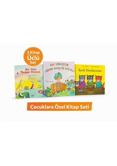 3 Lü Çocuk Kitap Seti Hikaye + Etkinlik Kitapları Okul Öncesi Eğitici Set