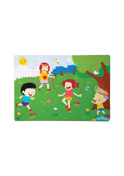 Cs-1276 İlkbahar Ahşap Yer Puzzle 44 Cats