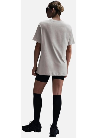 Sportswear Gel Boyfriend Loose Cut Short-sleeve Kadın Tshirt Gri