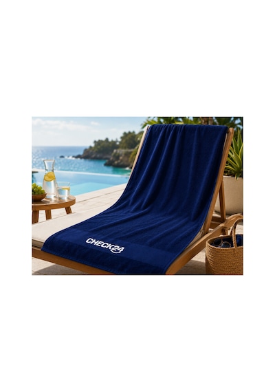 Alman Malı Büyük Boy, %100 Pamuk Premium Unisex Plaj Havlusu,70x140 Cm,lacivert ,yumuşak Dokulu,kalın Dokuma Banyo Ve Deniz Havlusu Lacivert